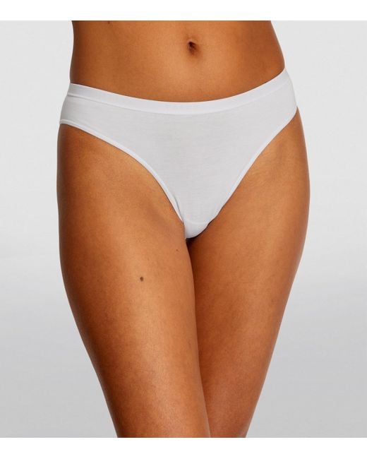 Falke White Egyptian Cotton Daily Comfort Briefs