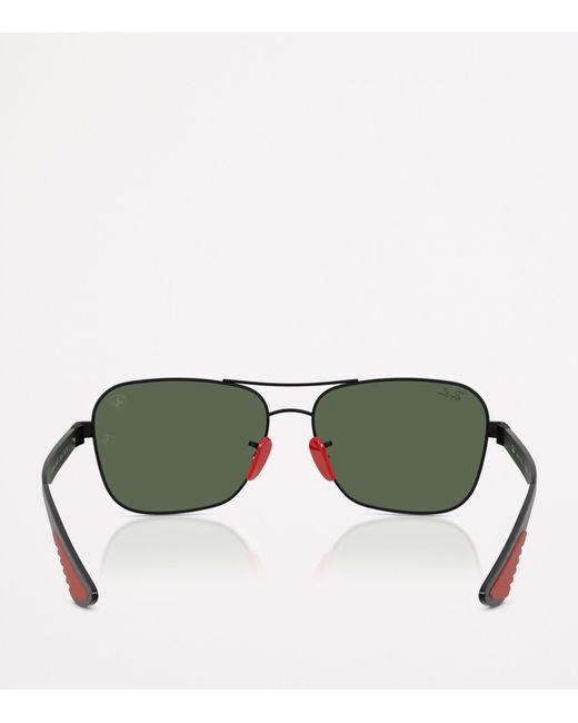 Ray-Ban Green X Scuderia Ferrari Rb8336M Square Sunglasses