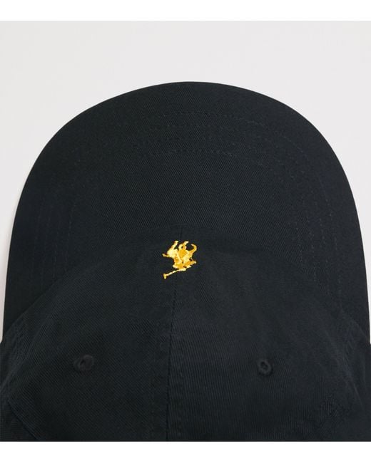 Polo Ralph Lauren Blue Cotton Polo Pony Baseball Cap for men
