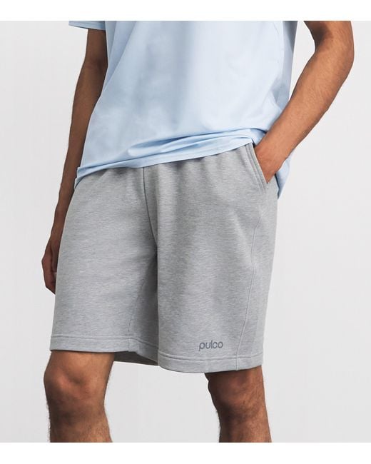 Pulco Studios Gray Relaxed Shorts for men