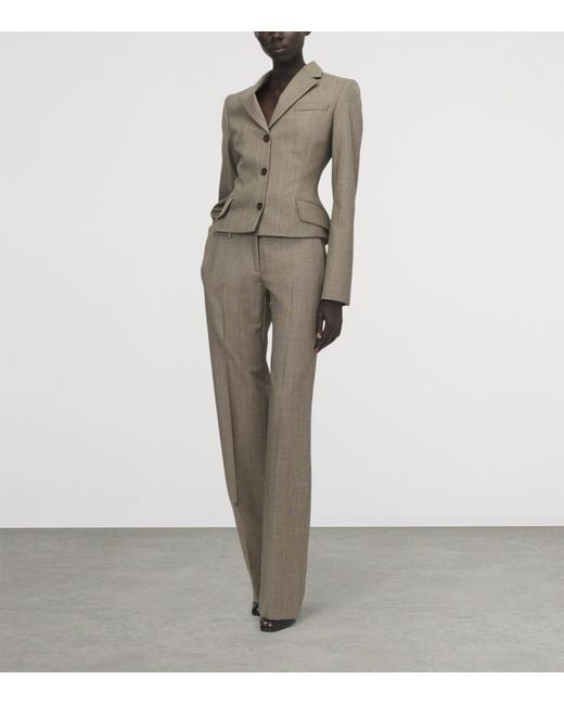 McQueen Gray Wool Blazer
