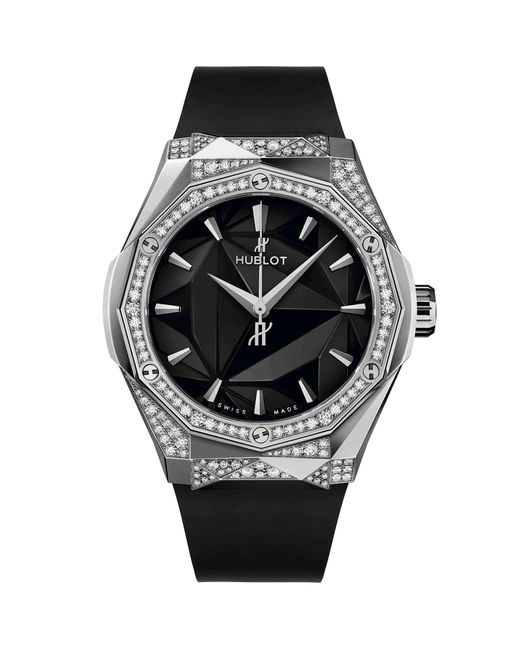 Hublot Black Titanium And Diamond Classic Fusion Orlinski Watch 40mm