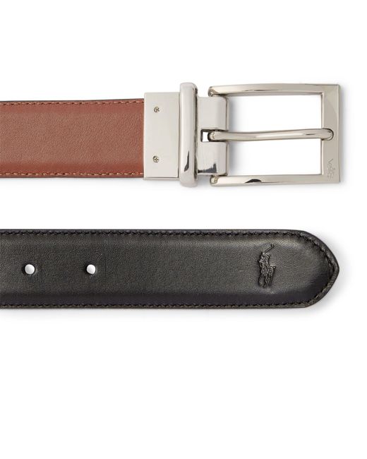 Polo Ralph Lauren Brown Leather Reversible Belt for men