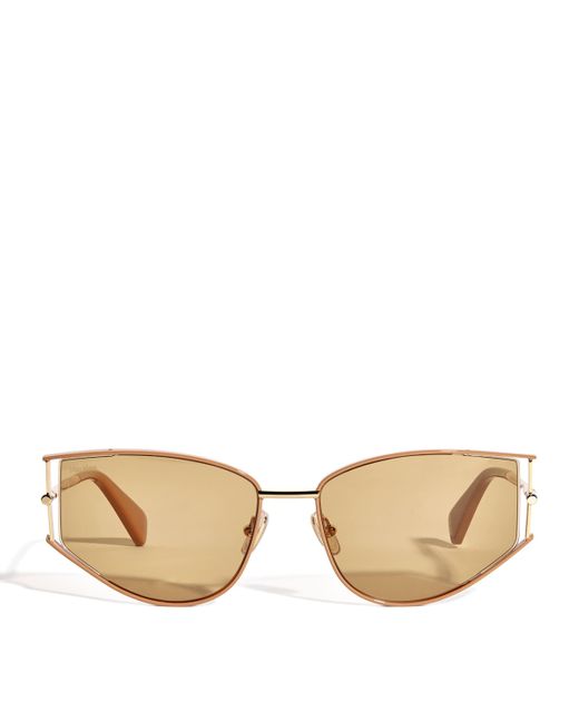 Max Mara Natural Cat-Eye Sunglasses