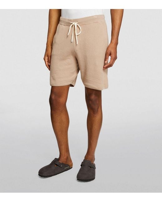 PAIGE Natural Cotton-linen Coyne Shorts for men