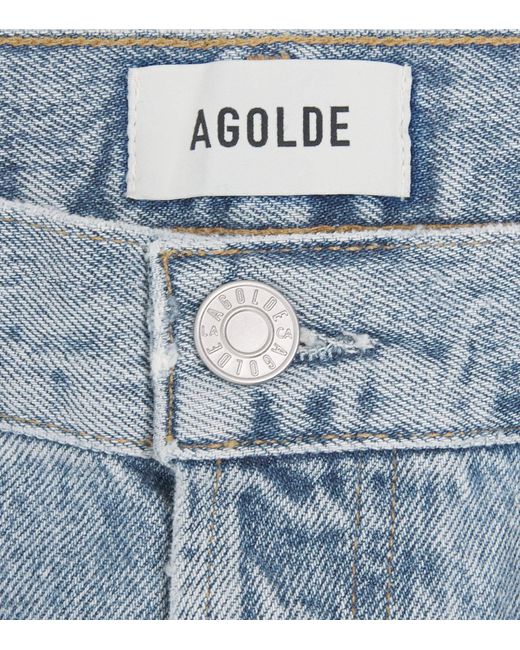 Agolde Blue 90's Straight Jeans for men