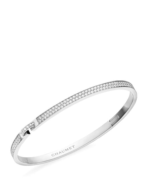 Chaumet White And Diamond Liens Évidence Bracelet