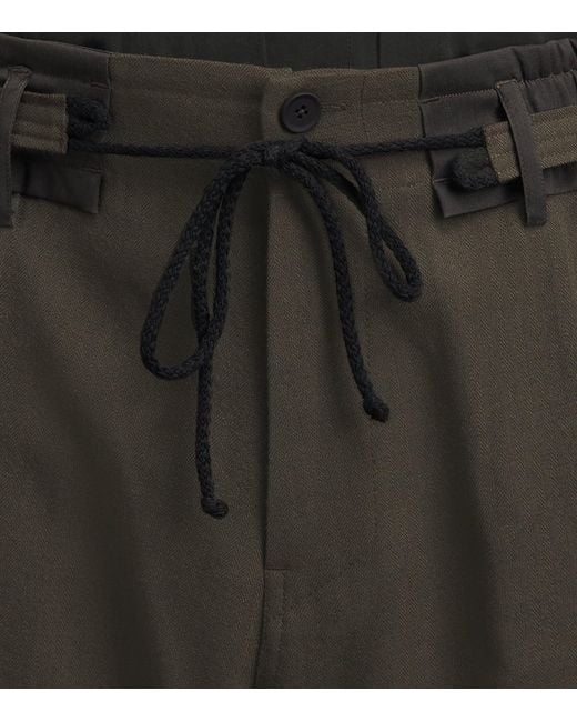 Craig Green Gray Cotton Utility Trousers for men