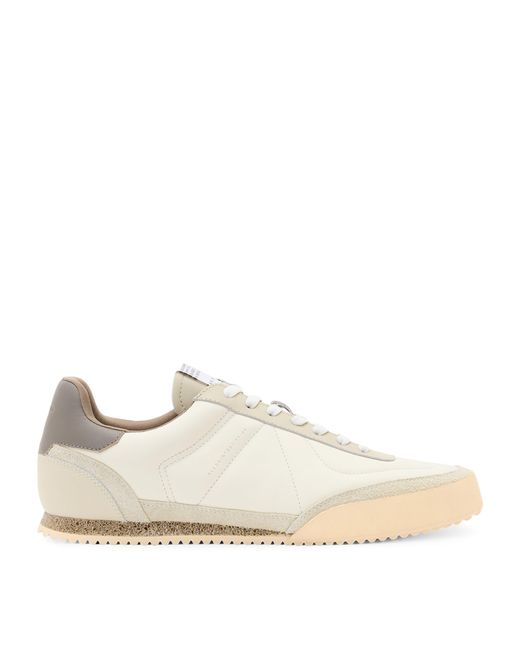 AllSaints Natural Leather Harri Low-Top Sneakers for men