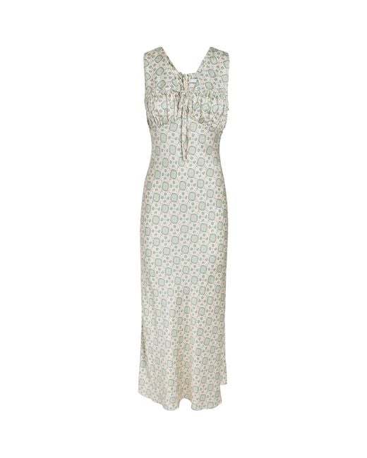 Claudie Pierlot White Printed Maxi Dress