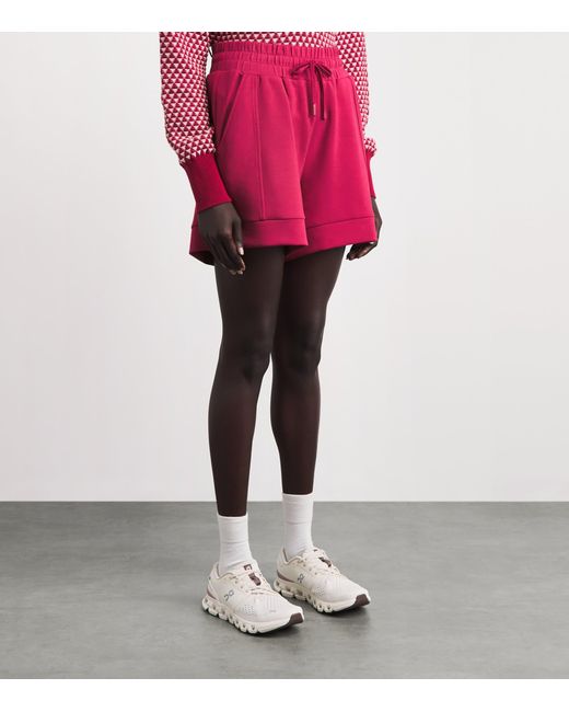 Varley Red Atrium High-Rise Shorts