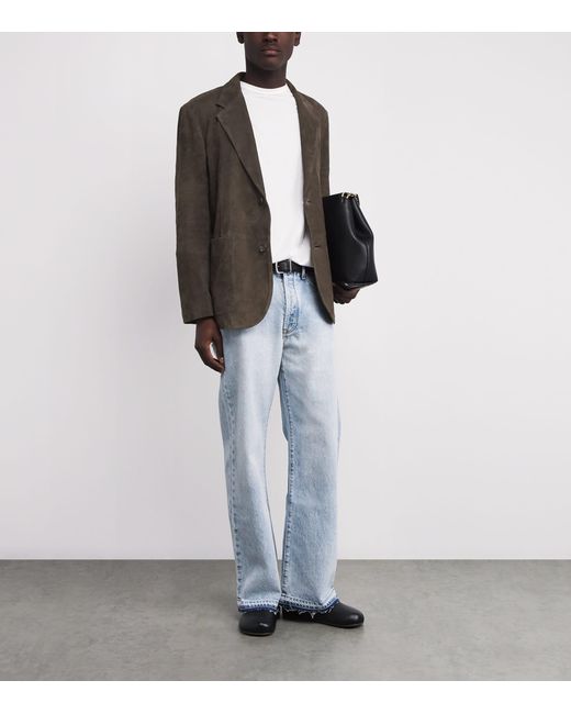 Vince Brown Suede Blazer for men