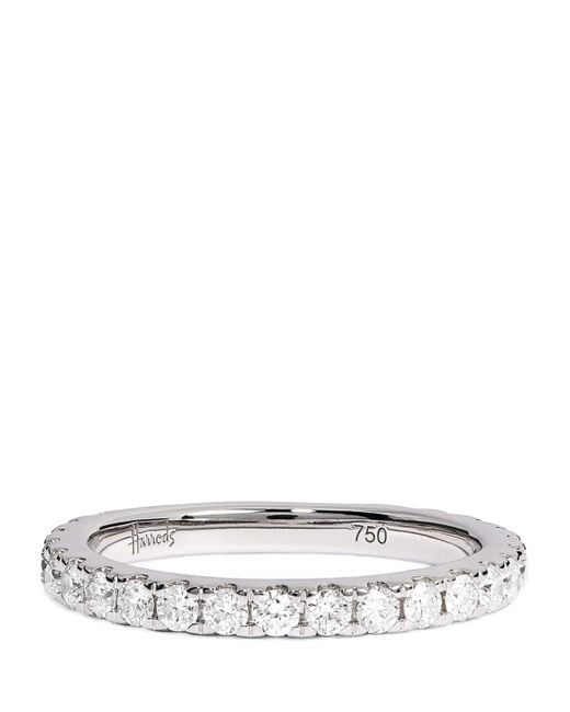 Harrods Metallic And Diamond Eternity Ring