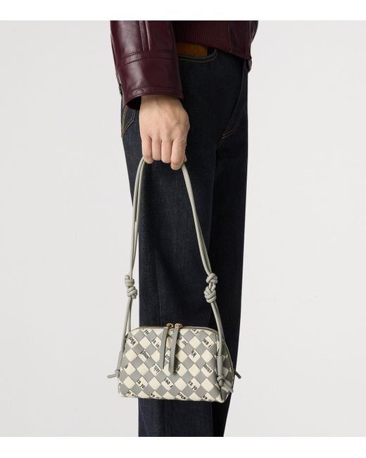 Bottega Veneta White Nappa Leather Concert Pouch
