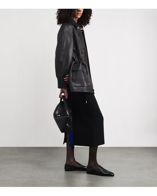 Arma Black Leather Maeve Jacket