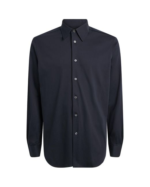 Paul Smith Blue Cotton Shirt for men