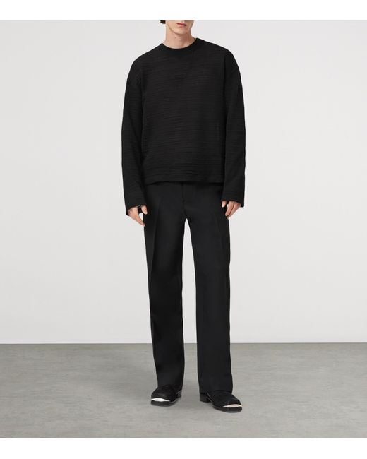 AllSaints Black Organic Cotton Cove T-Shirt for men