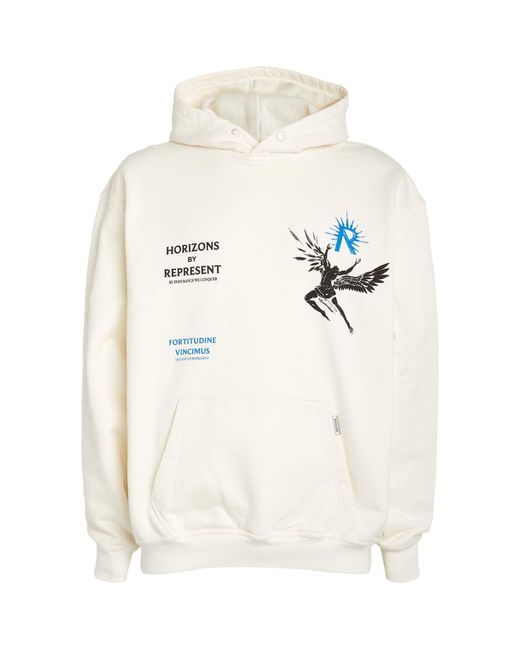 Represent White Icarus Graphic Hoodie for men