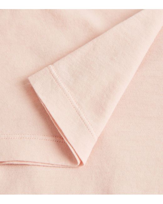 The Row Pink Cotton T-shirt for men