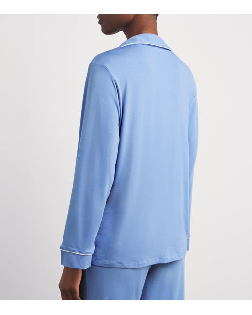 Eberjey Blue Stretch-Modal Gisele Pyjama Set