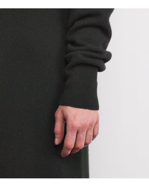 The Row Black Loter Cashmere Maxi Dress