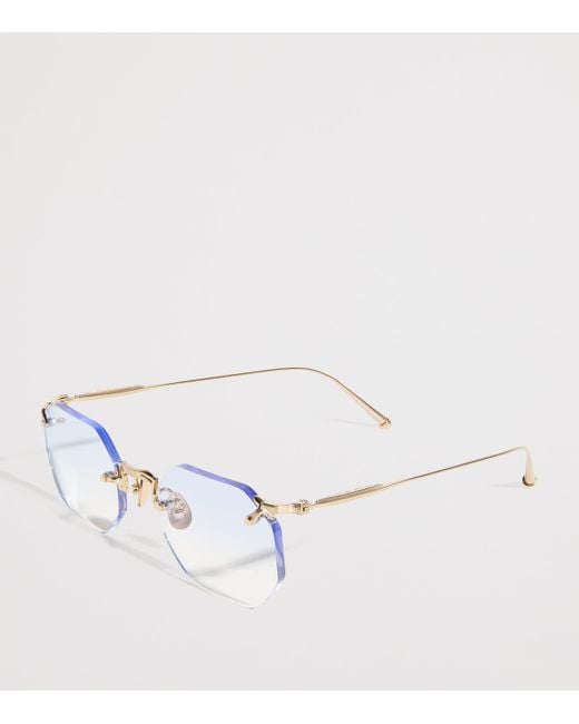 Matsuda Metallic Titanium M3086 Octagonal Sunglasses for men