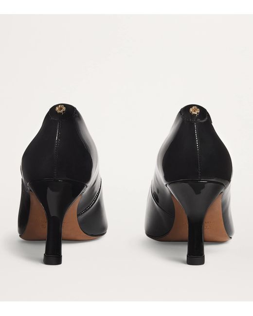 Maje Black Patent Leather Fanya Pumps 70