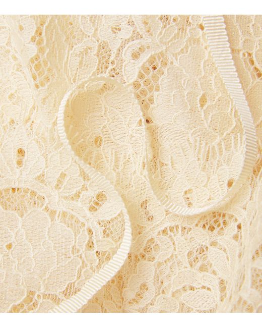 Rixo Natural Lace Faryn Blouse