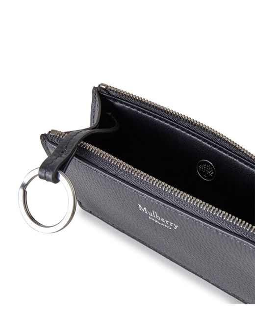 Mulberry Black Longline Zipped Continental Cardholder