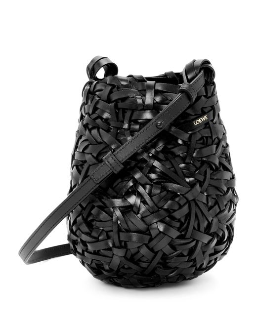 Loewe Black Small Leather Nest Bag