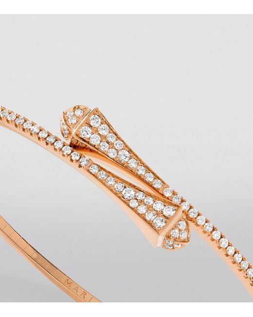 Marli New York Metallic And Diamond Cleo Slim Bracelet