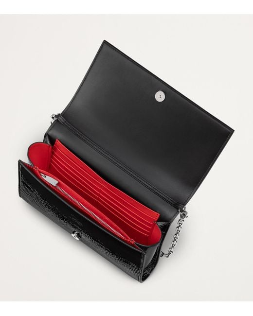Christian Louboutin Paloma Spike Leather Clutch Bag in Black Lyst UK