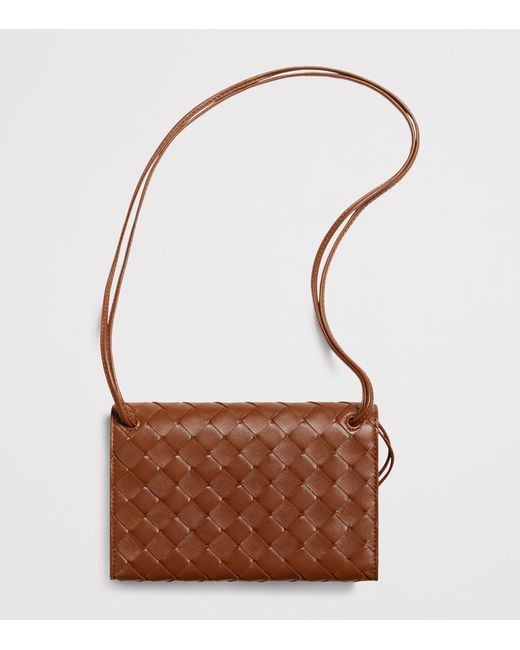 Bottega Veneta Brown Leather Andiamo Shoulder Bag
