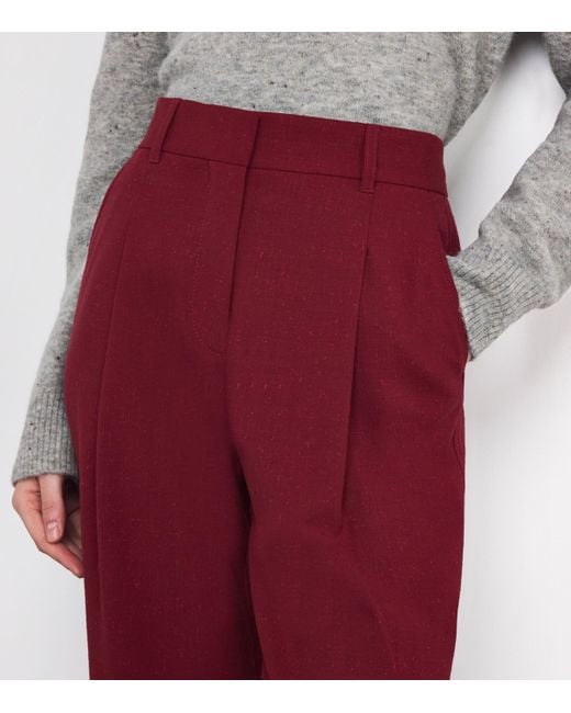 ME+EM Pleated Tailored Trousers