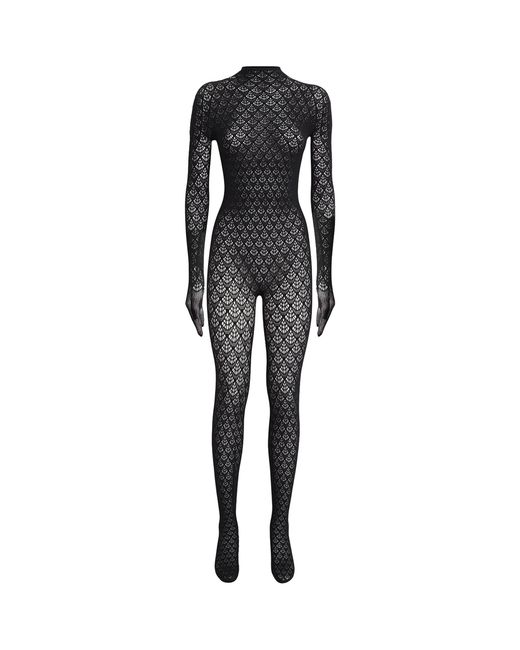 Wolford Black Mermaid Net Catsuit