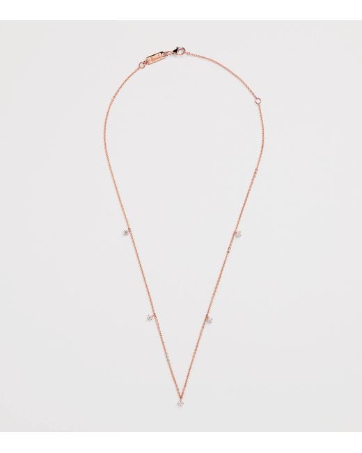 Harrods Metallic And Diamond Necklace