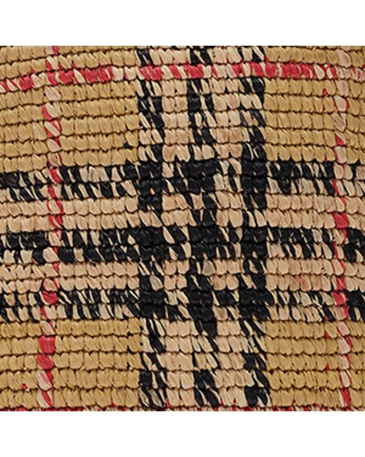 Burberry Metallic Raffia Margate Shoulder Bag