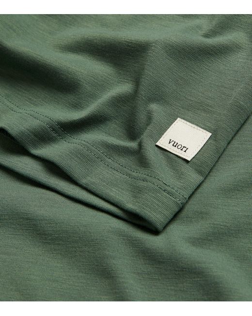 vuori Green Current Tech T-shirt for men