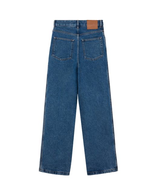 Loewe Blue Anagram Baggy Jeans for men