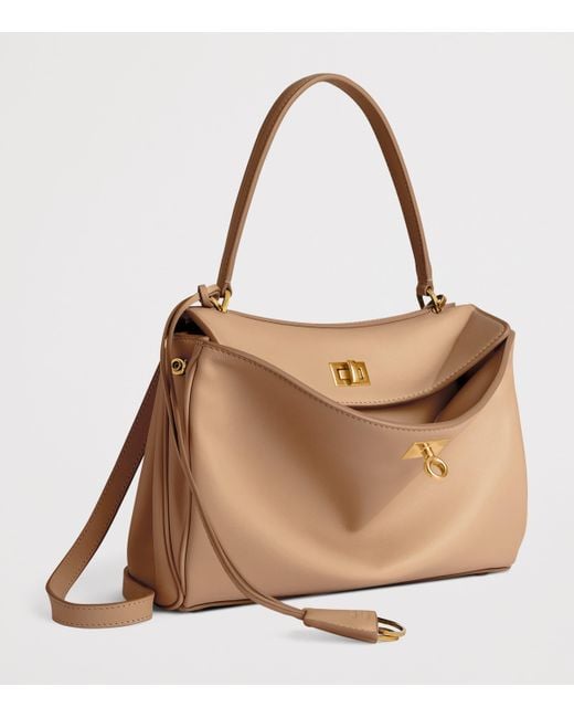 Balenciaga Natural Leather Rodeo Top Handle Bag
