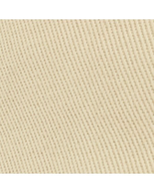 Saint Laurent Natural Cotton Logo Baseball Cap