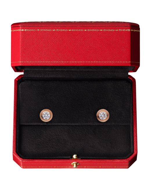 Cartier White And Diamond D'Amour Earrings