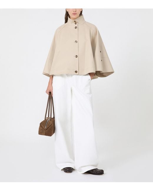 Max Mara Natural Cotton Cropped Jacket