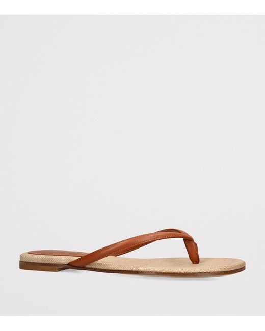 Gianvito Rossi Brown Leather Calypso Sandals