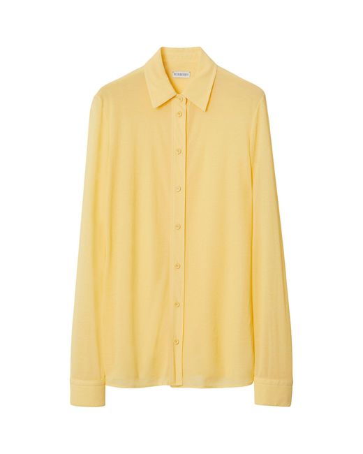 Burberry Yellow Jersey Shirt