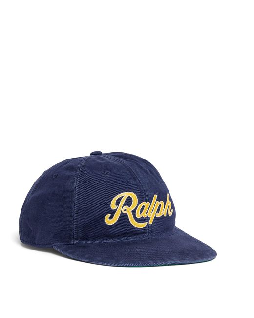 Polo Ralph Lauren Blue Embroidered Logo Baseball Cap for men
