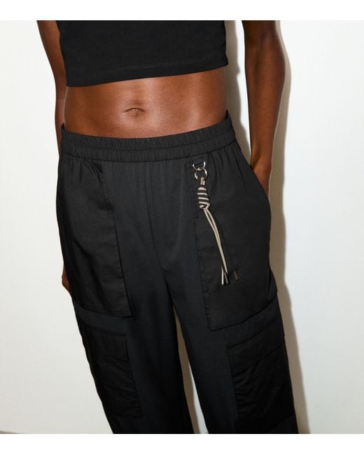 MAX&Co. Black Technical Jersey Trousers