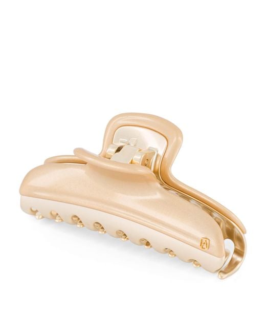 Alexandre De Paris Natural Plated Claw Hair Clip