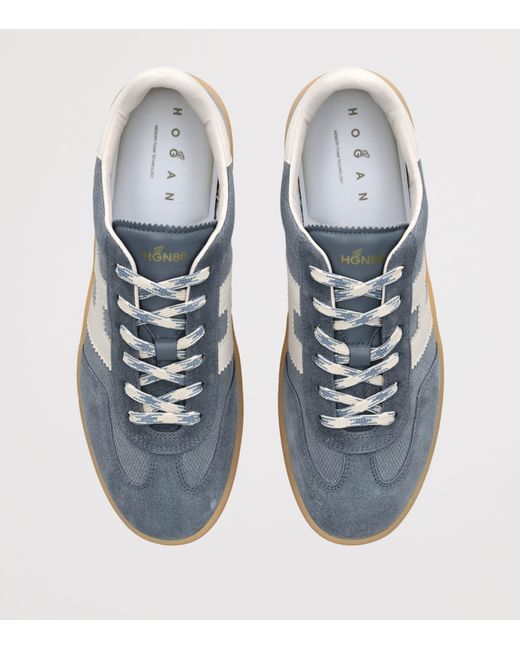 Hogan Blue Suede Cool Sneakers for men