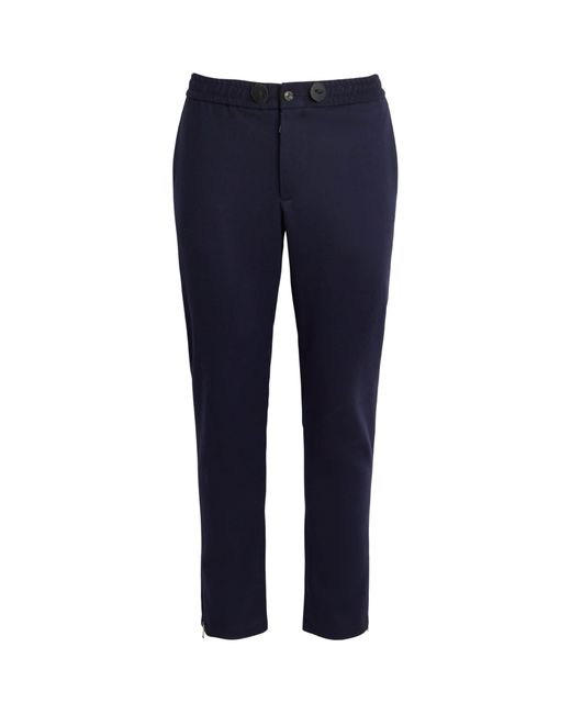 Alan Scott Blue Cashmere-Blend Sweatpants for men